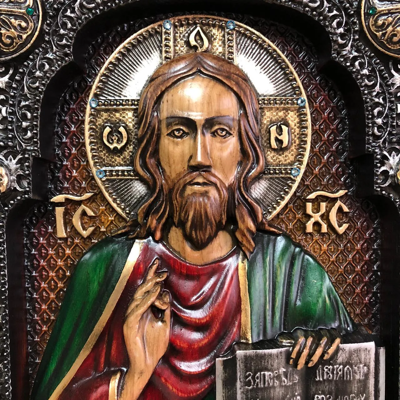 Икона Господь Вседержитель (430х370)